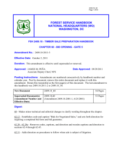 66 - bid protests - USDA Forest Service