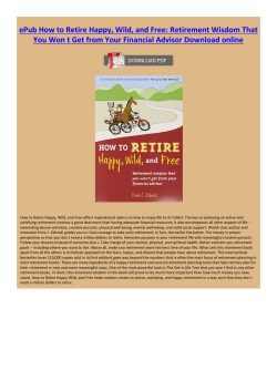 ePub How to Retire Happy, Wild, and Free