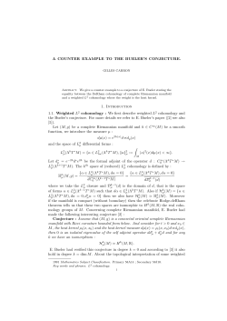 A COUNTER EXAMPLE TO THE BUELER`S CONJECTURE. 1