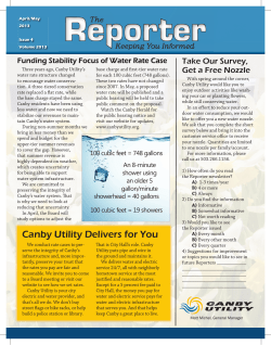 Canby Utility Delivers for You