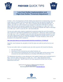 Low-Cost Outlier Implementation and High