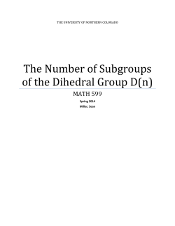 The Number of Subgroups of the Dihedral Group D(n)