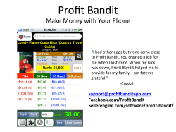 Profit Bandit - SellerEngine