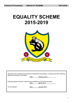 CRE guidance for schools - Highfield St. Matthew`s CE Primary School