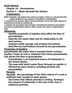 groundwater the water that is beneath Earth`s surface
