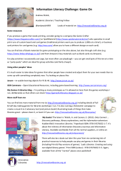 Handout - LOEX Conference