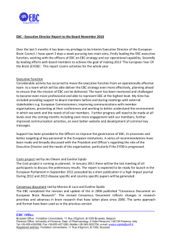 EBC Off - European Brain Council