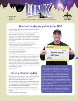 Minnesota players get lucky for life!