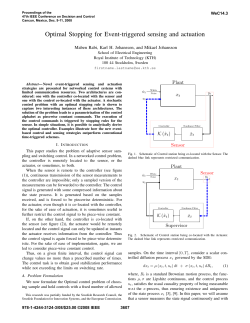 Optimal Stopping for Event-Triggered Sensing and