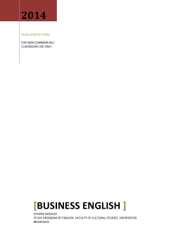 business english - aris siswanti