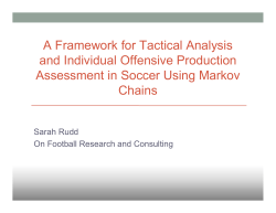 A Framework for Tactical Analysis and Individual Offensive