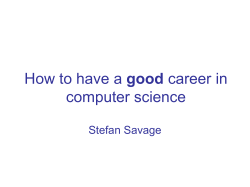 Career - UCSD CSE