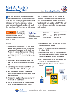 Meg A. Mole`s Bouncing Ball