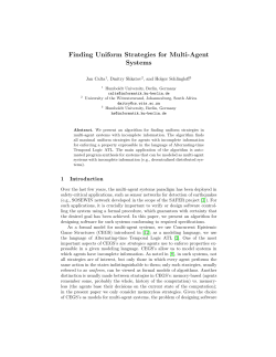 Finding Uniform Strategies for Multi-Agent Systems