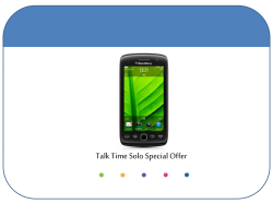 BT Business Mobile Broadband Proposition Overview