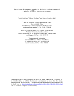 Evolutionary development: a model for the design