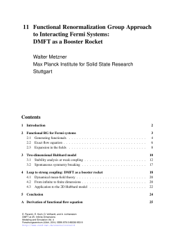 Functional Renormalization Group Approach to Interacting Fermi