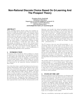 Non-Rational Discrete Choice Based On Q