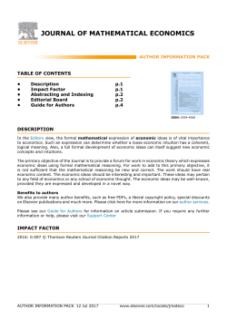 journal of mathematical economics