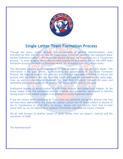 Single Letter Team Formation Process