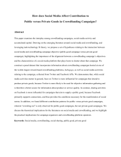 How does Social Media Affect Contribution to Public versus Private