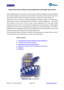 Boost Performance in Motion Control Applications with Single