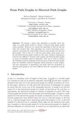 From Path Graphs to Directed Path Graphs