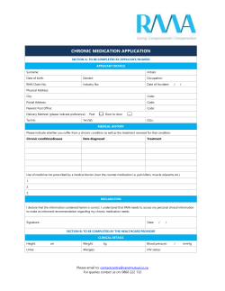 Membership application form