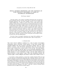Single Crossing Properties and the Existence of Pure Strategy