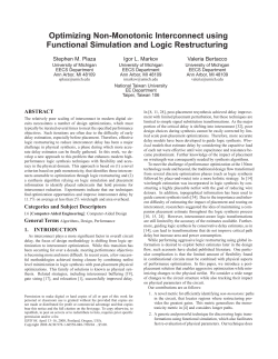 Optimizing Non-Monotonic Interconnect using Functional Simulation