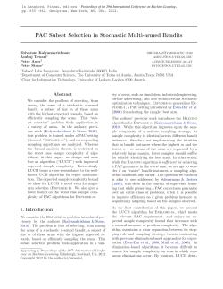 PAC Subset Selection in Stochastic Multi