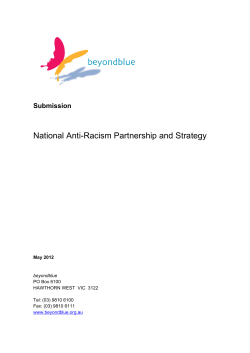 National Anti-Racism Partnership and Strategy