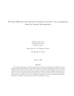 3D finite-difference time-domain modeling of acoustic