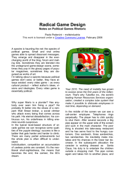 Radical Game Design