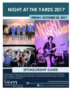 night at the yards 2017 - Living Classrooms Foundation