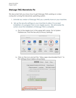 StarLogo TNG MAC Maverick Fix
