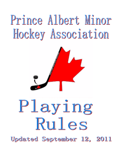 Prince Albert Minor Hockey Association