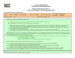 AMAO Improvement Plan State Bilingual and Title III 2008-2009