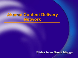 The Akamai Solution