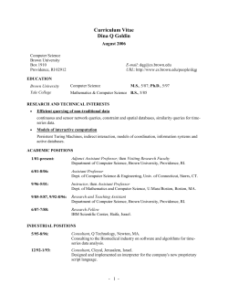 Curriculum Vitae - UConn