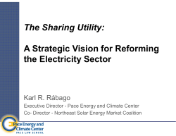 Karl Rabago The Sharing Utility