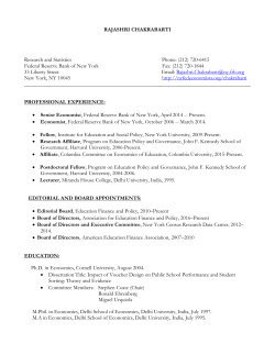 rajashri chakrabarti - Federal Reserve Bank of New York