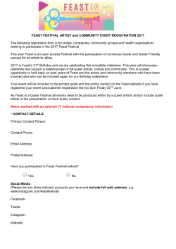 Artist Registration Form