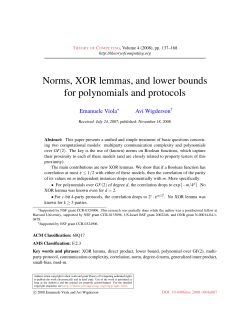 Norms, XOR lemmas, and lower bounds for