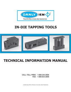 IDTALL Tech Info Cover 1.pmd