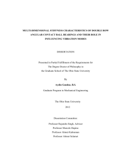 multi-dimensional stiffness characteristics of double