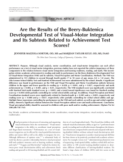 Are the Results of the Beery-Buktenica
