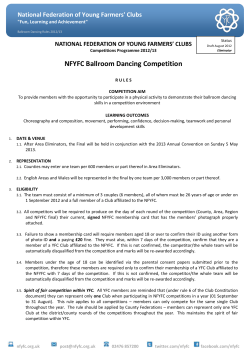 NFYFC document - National Federation of Young Farmers` Clubs