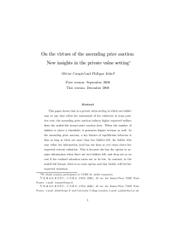 On the virtues of the ascending price auction: New insights in the