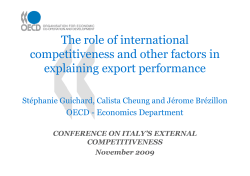GuichardThe role of international competitiveness and other factors